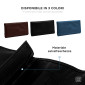 Immagine 3 - Egoist Big Astuccio in Eco Pelle con Tasche Porta Tabacco Cartine Filtri e Chiusura a Bottoni Magnetici