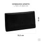 Immagine 5 - Egoist Big Astuccio in Eco Pelle con Tasche Porta Tabacco Cartine Filtri e Chiusura a Bottoni Magnetici