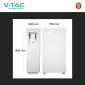 Immagine 8 - V-Tac Batteria BMS LiFePO4 51,2V 314Ah 16,07kWh Garanzia 10 Anni per Inverter Impianto Fotovoltaico CEI 0-21 - SKU 12334