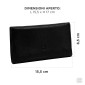 Immagine 5 - Egoist Medium Astuccio in Eco Pelle con Tasche Porta Tabacco Cartine Filtri e Chiusura a Bottoni Magnetici