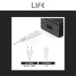 Immagine 4 - Life Cavo di Alimentazione con Presa Tipo 8 C7 e Spina Italiana 10A 2P Colore Bianco Lunghezza 1,5m - mod. 50.0000401QW