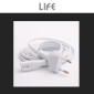 Immagine 5 - Life Cavo di Alimentazione con Presa Tipo 8 C7 e Spina Italiana 10A 2P Colore Bianco Lunghezza 1,5m - mod. 50.0000401QW