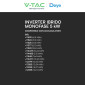 Immagine 10 - V-Tac Deye Inverter Fotovoltaico Monofase Ibrido On-Grid / Off-Grid 5kW Display Touch LCD CEI 0-21 - SKU 11547