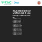 Immagine 4 - V-Tac Deye Inverter Fotovoltaico Monofase Ibrido On-Grid / Off-Grid 6kW Garanzia 10 Anni Display Touch LCD CEI 0-21 - SKU 11529