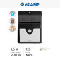 Immagine 2 - Velamp Dory Lampada LED da Muro 1,6W Faretto Applique IP44 con Pannello Solare e Sensore di Movimento Crepuscolare - mod. SL212
