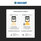 Immagine 4 - Velamp Dory Lampada LED da Muro 1,6W Faretto Applique IP44 con Pannello Solare e Sensore di Movimento Crepuscolare - mod. SL212