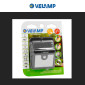 Immagine 8 - Velamp Dory Lampada LED da Muro 1,6W Faretto Applique IP44 con Pannello Solare e Sensore di Movimento Crepuscolare - mod. SL212