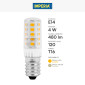 Immagine 4 - Imperia Lampadina LED E14 4W Tubolare T16 SMD Trasparente - mod. 213551 / 213568