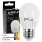 Immagine 1 - Imperia Lampadina LED E27 9W MiniGlobo G45 SMD in Ceramica - mod. 214053