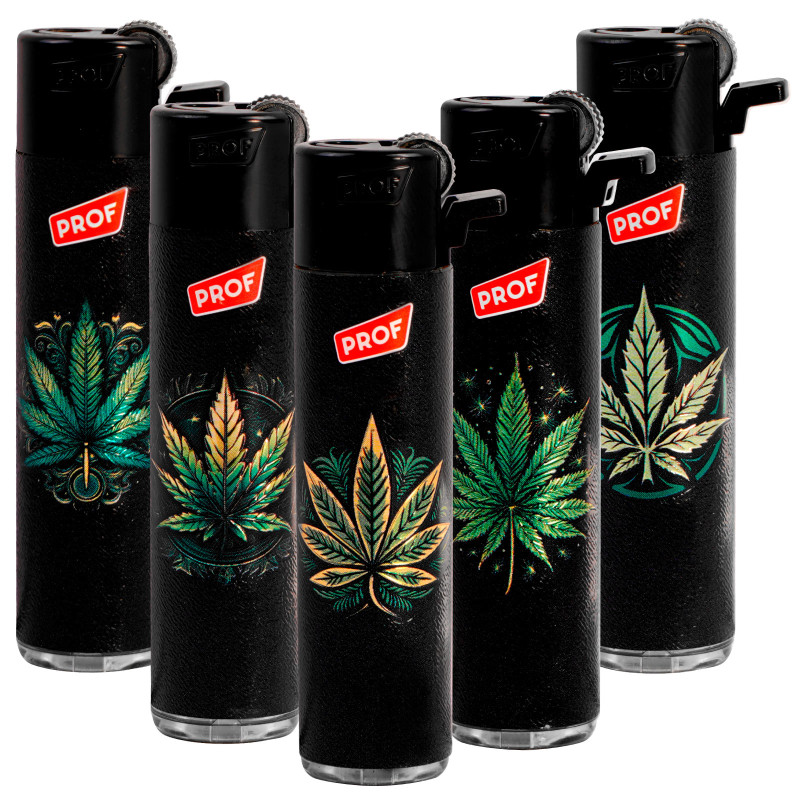 Prof Maxi Accendino a Pietrina 3D Cana Leaf Serie 5 Accendini Prof Maxi Accendino a Pietrina 3D Cana Leaf Serie 5 Accendini