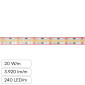 Immagine 9 - LEDCO Striscia LED Flessibile 100W Monocolore SMD 24V CRI≥90 IP67 - Bobina da 5m - mod. SL200LBC67 / SL200LBN67 / SL200LBI67