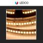 Immagine 15 - LEDCO Striscia LED Flessibile 100W Monocolore SMD 24V CRI≥90 IP67 - Bobina da 5m - mod. SL200LBC67 / SL200LBN67 / SL200LBI67