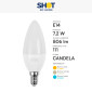 Immagine 5 - Bot Lighting Shot Lampadina LED E14 7,2W Candela C38 SMD - mod. ELD2010X2 / ELD2010X3 / ELD2010X1