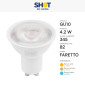 Immagine 5 - Bot Lighting Shot Lampadina LED GU10 4,2W Faretto PAR16 SMD - mod. SLD630532B / SLD630533B / SLD630531B