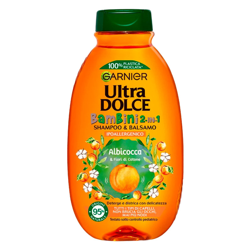Garnier Ultra Dolce Shampoo e Balsamo 2in1 per Bambini 400ml Garnier Ultra Dolce Shampoo e Balsamo 2in1 per Bambini 400ml