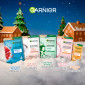 Immagine 2 - Garnier Confezione Regalo Natale Casa Pan di Zenzero con 4 Maschere Viso SkinActive in Tessuto e 1 Maschera Hydra Bomb Occhi