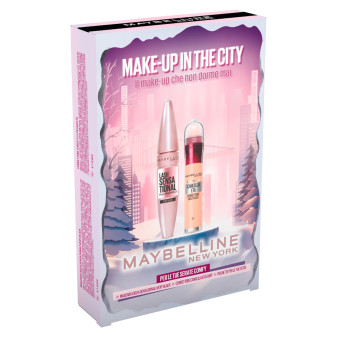 Maybelline New York Make Up in The City Mascara Correttore e Pochette