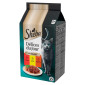 Immagine 1 - Sheba Délices Du Jour in Salsa con Manzo Pollo Agnello Cibo per Gatti - 6 Bustine da 50g