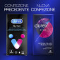 Immagine 5 - Preservativi Durex Sync con Rilievi e Nervature Stimolanti Forma Easy On - 6 Profilattici