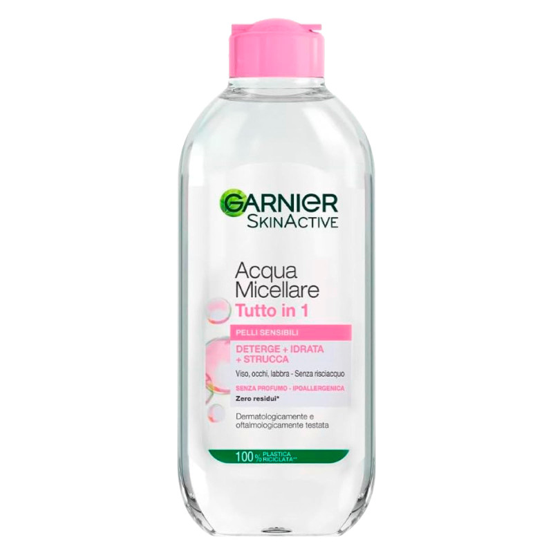 Acqua Micellare Tutto in 1 Struccante per Pelli Sensibili 400ml Acqua Micellare Tutto in 1 Struccante per Pelli Sensibili 400ml