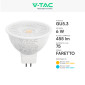 Immagine 4 - V-Tac VT-257 Lampadina LED GU5.3 6W Faretto MR16 SMD - SKU 23886 / 23887