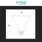 Immagine 8 - V-Tac VT-238 Lampadina LED E27 12,8W Par Lamp PAR38 SMD - SKU 23890 / 23891 / 23892