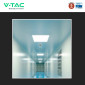 Immagine 6 - V-Tac Pro VT-61036 Pannello LED Quadrato 60x60 36W SMD Chip CREE da Incasso con Driver LiFud - SKU 236246 / 236256