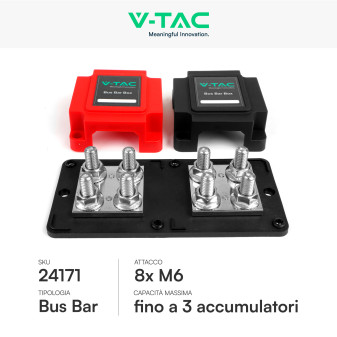 V-Tac VT-AOA1533-400ABR Bus Bar Scatola di Giunzione Batterie