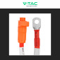 Immagine 4 - V-Tac Cavo di Potenza Positivo per Accumulatori di Impianti Fotovoltaici Colore Rosso - Lunghezza 2 metri - SKU 12659