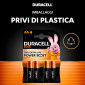Immagine 6 - Duracell Plus MN1500 LR6 Stilo AA Mignon 1,5V Pile Alcaline per Uso Quotidiano - Confezione da 4 Batterie