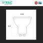 Immagine 8 - V-Tac VT-205 Lampadina LED GU10 4,5W Faretto PAR16 SMD Chip CREE - SKU 21201-6 / 21202-6 / 21203-6