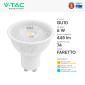Immagine 5 - V-Tac VT-247D Lampadina LED GU10 6W Faretto PAR16 SMD Chip CREE - SKU 211986 / 211996 / 212006