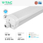 Immagine 4 - V-Tac VT-6076 Tubo LED Plafoniera G Series Linkabile 18W Lampadina 60cm SMD Chip CREE Impermeabile IP65 - SKU 2162836 / 2162826