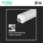 Immagine 10 - V-Tac VT-6076 Tubo LED Plafoniera G Series Linkabile 18W Lampadina 60cm SMD Chip CREE Impermeabile IP65 - SKU 2162836 / 2162826