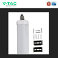Immagine 11 - V-Tac VT-6076 Tubo LED Plafoniera G Series Linkabile 18W Lampadina 60cm SMD Chip CREE Impermeabile IP65 - SKU 2162836 / 2162826