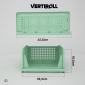 Immagine 5 - VertiRoll Cassetti Impilabili Scorrevoli Salvaspazio Portaoggetti Armadio Cucina Bagno Colore Verde - Organizer da 4 Cassetti