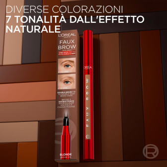 L'Oreal Paris Infaillible Faux Brow Penna Sopracciglia Blonde