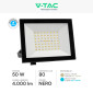 Immagine 4 - V-Tac VT-44054 Faro LED 50W Faretto SMD IP65 Colore Nero - SKU 23988 / 23990