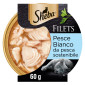 Immagine 1 - Sheba Filets Pesce Bianco da Pesca Sostenibile Cibo per Gatti - Vaschetta da 60g