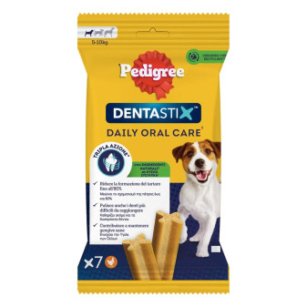 70 Stick per l'Igiene Orale del Cane Pedigree Dentastix Small