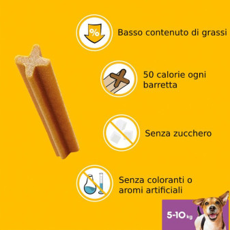 70 Stick per l'Igiene Orale del Cane Pedigree Dentastix Small