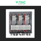 Immagine 4 - V-Tac Quadro Elettrico Lato DC 3 Stringhe 3 MPPT 1000V 16A IP65 con Sezionatore - SKU 11952