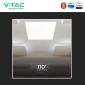 Immagine 8 - V-Tac Pro VT-61036 Pannello LED Quadrato 60x60 36W SMD Chip CREE da Incasso con Driver LiFud - SKU 236246 / 236256