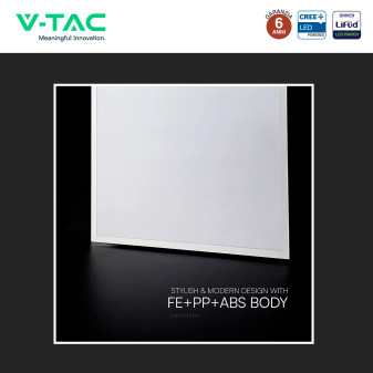 Pannello LED Quadrato 36W SMD CREE con Driver LiFud V-Tac Pro