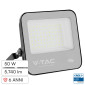 Immagine 1 - V-Tac VT-4455 Faro LED 50W Faretto SMD Chip CREE IP65 Colore Nero - SKU 231996 / 232166 / 232176