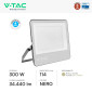 Immagine 2 - V-Tac VT-44003 Faro LED 300W Faretto SMD Chip CREE IP65 Colore Nero - SKU 238256