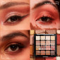 Immagine 2 - NYX Professional Makeup Ultimate Warm Neutrals Palette 16 Ombretti Ad Alta Pigmentazione Finish Matte Brillante e Metallizzato