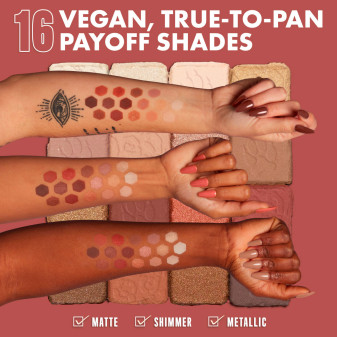 NYX Professional Makeup Ultimate Warm Neutrals Palette 16 Ombretti