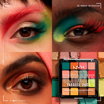 NYX Professional Makeup Ultimate Paradise Shock Palette 16 Ombretti