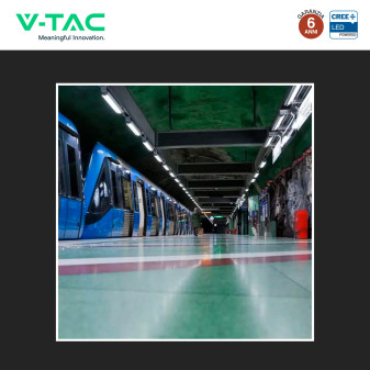 Tubo LED Prismatico 10W 30cm SMD Chip CREE V-Tac